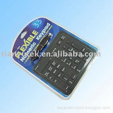 silicone numeric keypad